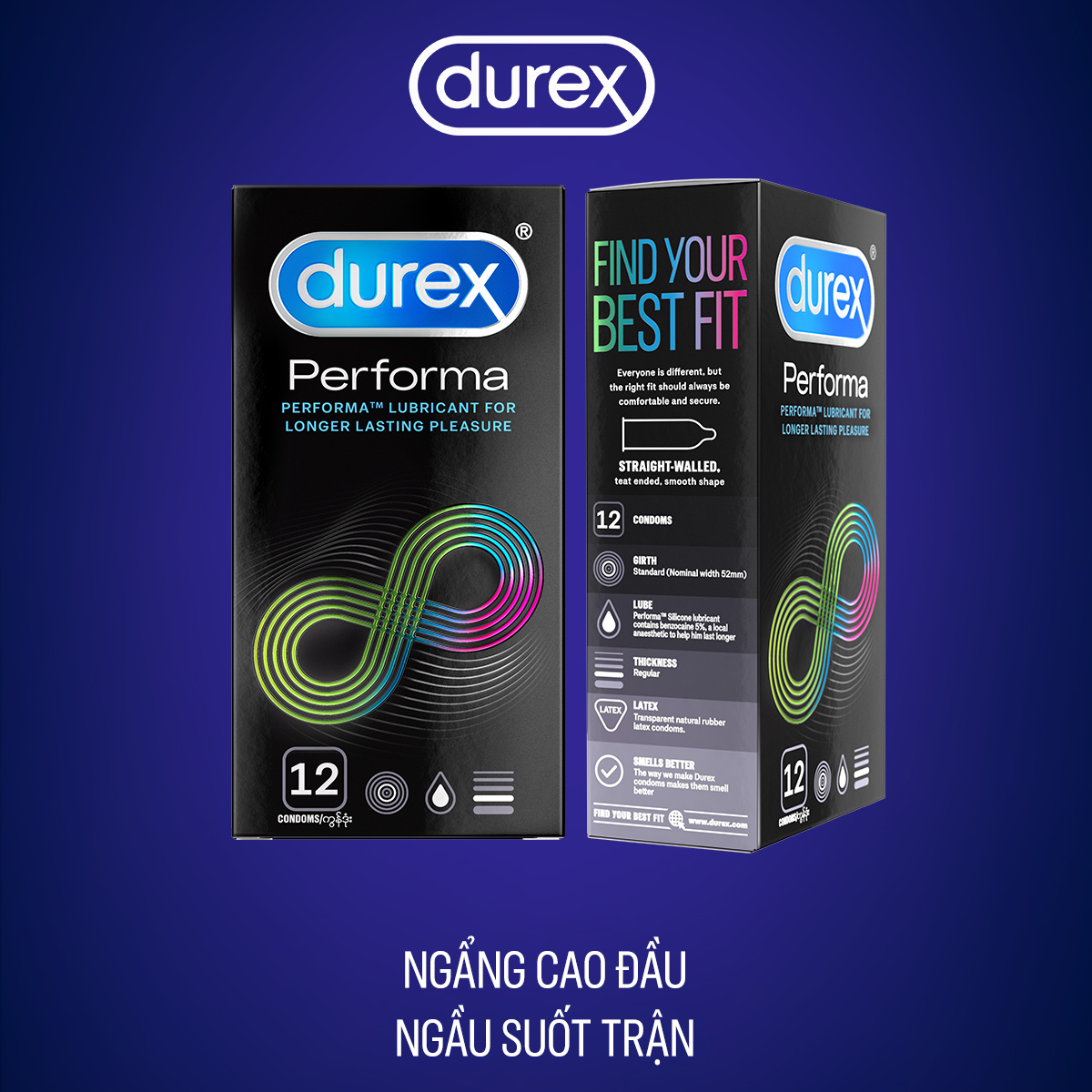 Bao cao su Durex - Sự lựa chọn đa dạng về kích thước cho phái mạnh