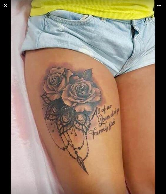 150 hình xăm đùi mini cho nam và nữ đẹp nhất năm nay - Genztattoo