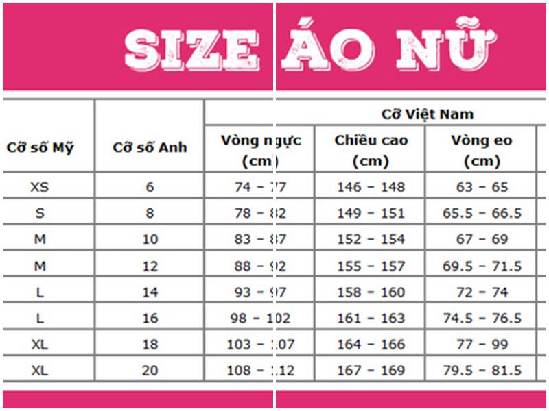 Cách chọn size quần áo cho nữ 60kg chuẩn xác nhanh nhất 2023