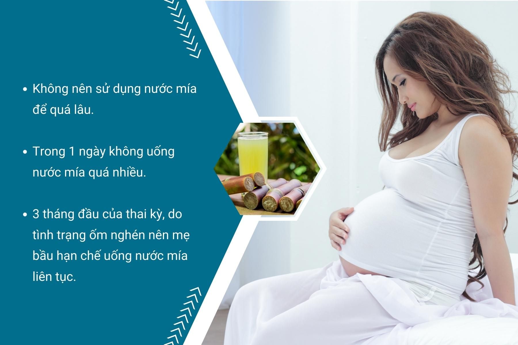 Mẹ bầu uống nước mía có bị sảy thai không?