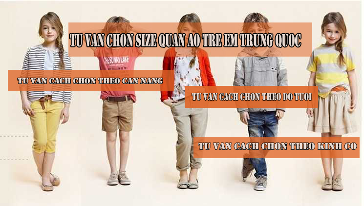 Size 110 cho bé là bao nhiêu Kg? Cách chọn size quần áo trẻ em Trung Quốc cho bé