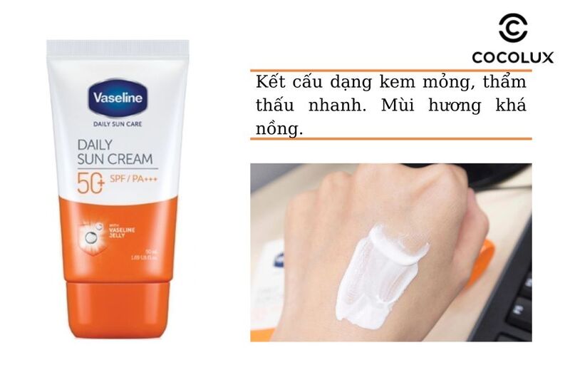 Review Kem Chống Nắng Vaseline Daily Sun Cream Tốt Nhất Cho Mặt