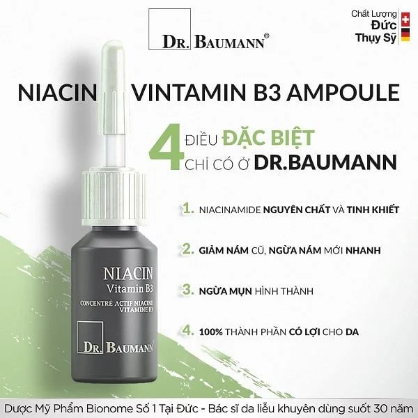 Dùng niacinamide bao lâu thì có tác dụng?