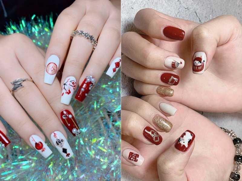 Những mẫu nail vẽ đơn giản đẹp và cực kỳ nổi bật