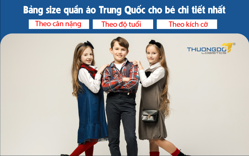 Size 120 cho bé bao nhiêu kg - Bảng size quần áo Trung Quốc cho bé 