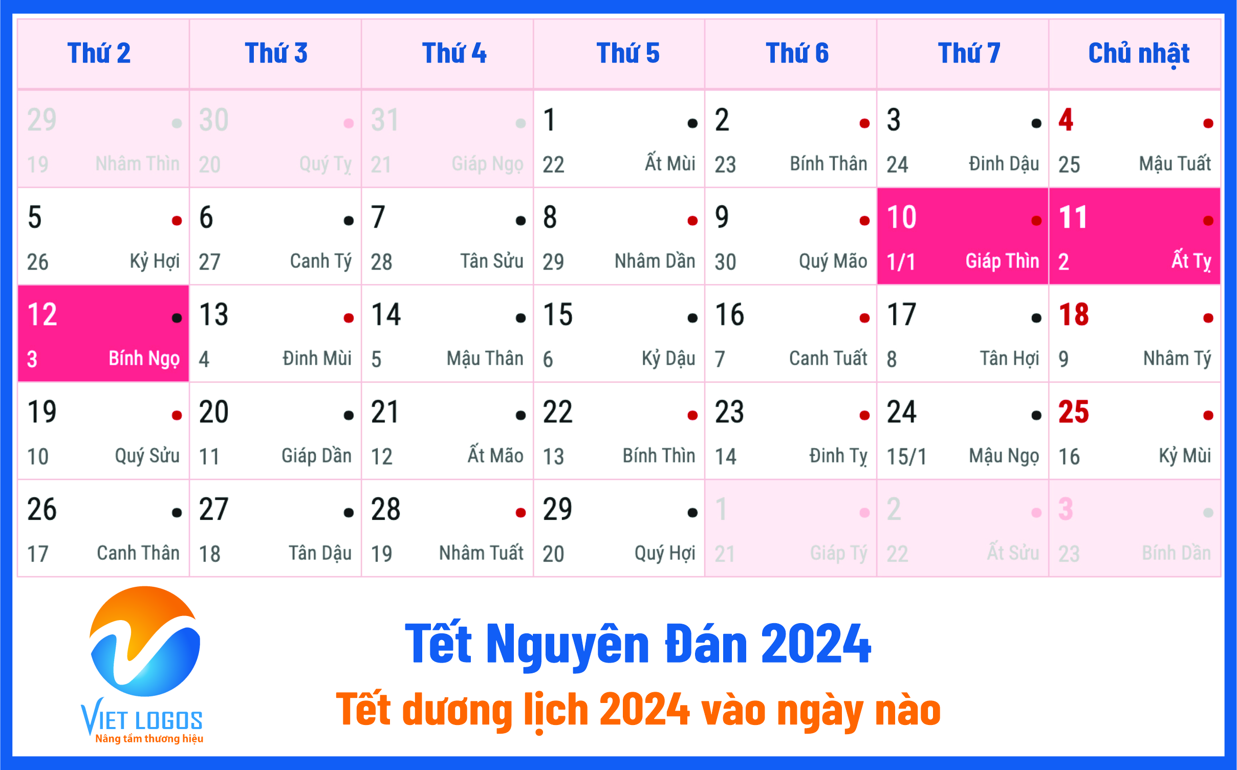 Còn bao nhiêu ngày nữa đến tết 2024