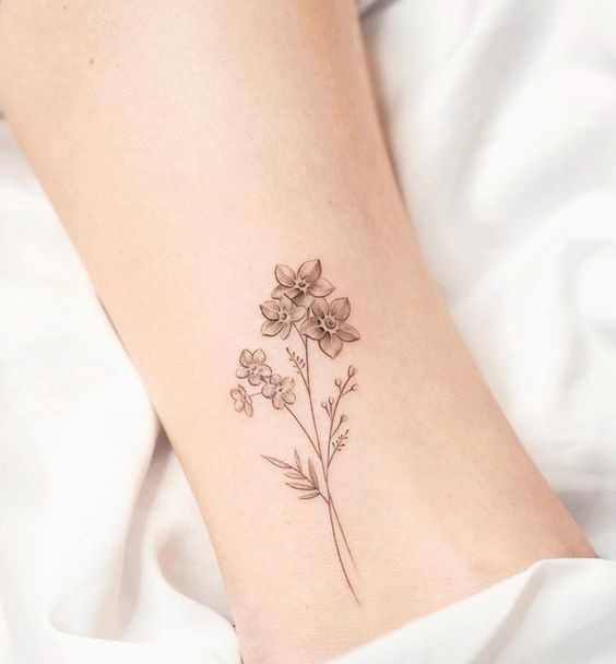 150 hình xăm hoa mini cho những vị trí đẹp nhất - Genztattoo