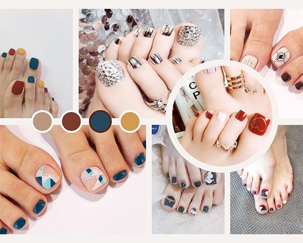 Mẫu nail chân đẹp đơn giản nhẹ nhàng được yêu thích nhất