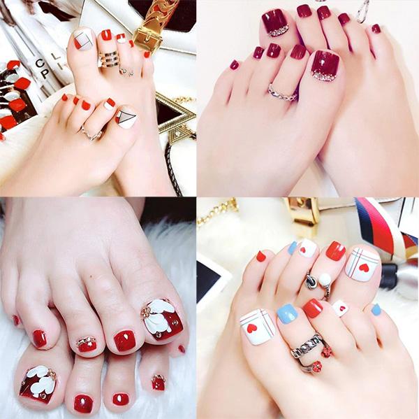 Mẫu nail chân đẹp đơn giản nhẹ nhàng được yêu thích nhất