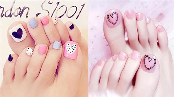 Mẫu nail chân đẹp đơn giản nhẹ nhàng được yêu thích nhất