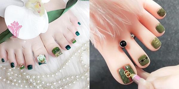 Mẫu nail chân đẹp đơn giản nhẹ nhàng được yêu thích nhất