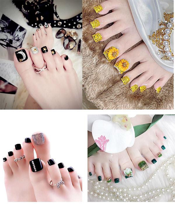 Mẫu nail chân đẹp đơn giản nhẹ nhàng được yêu thích nhất