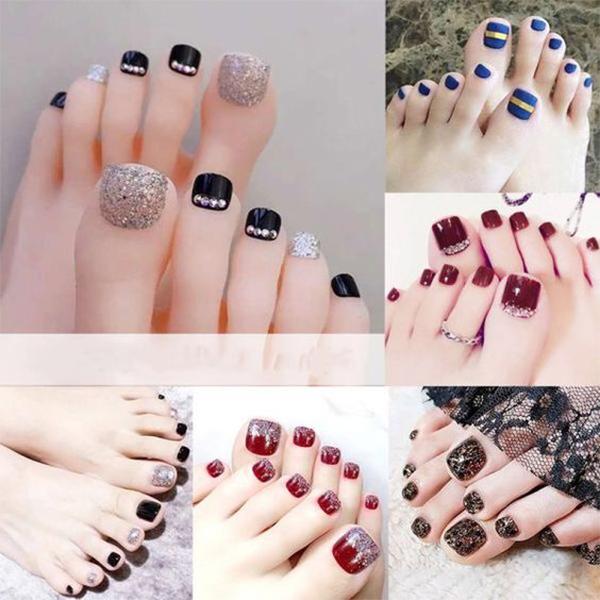 Mẫu nail chân đẹp đơn giản nhẹ nhàng được yêu thích nhất