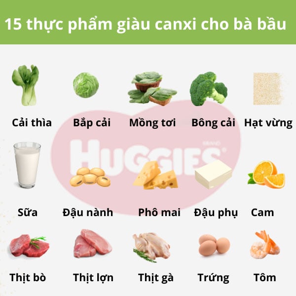 5 loại canxi cho bà bầu nên bổ sung trong suốt thai kỳ