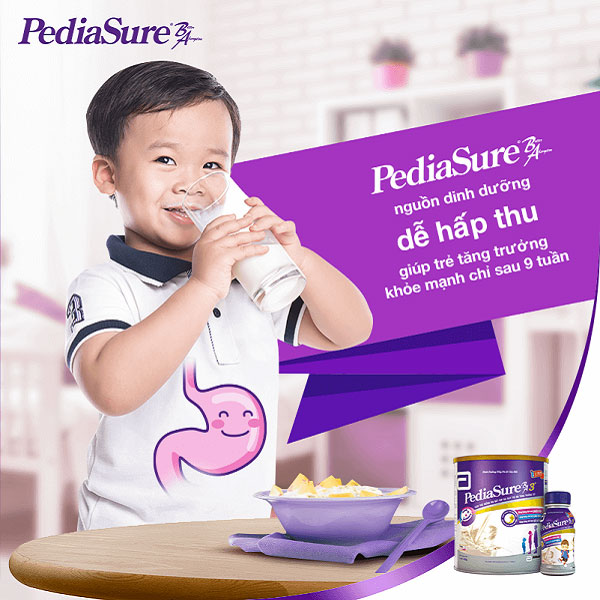 Sữa Pediasure 850g cho trẻ biếng ăn, 1-10 tuổi- suachobeyeu.vn