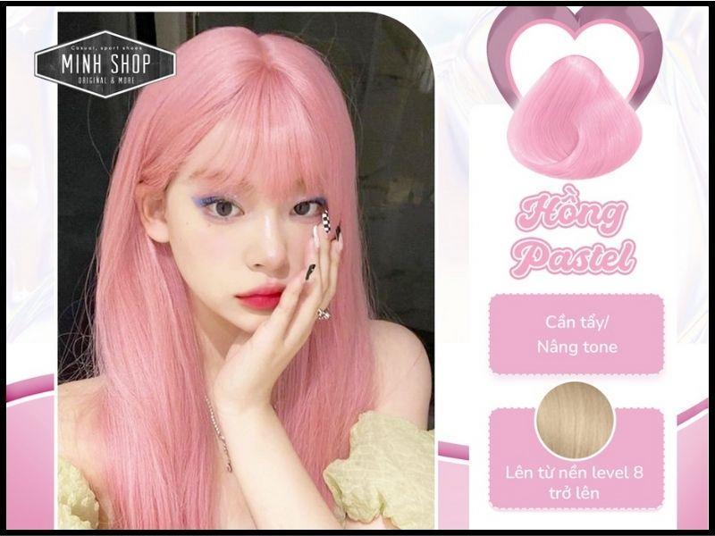 Tóc Hồng Pastel Là Gì? Màu Tóc “Đẹp Chất Ngất