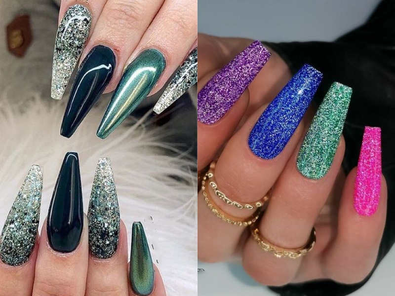 Bật mí những mẫu nail nhiều màu trẻ trung phong cách nhất