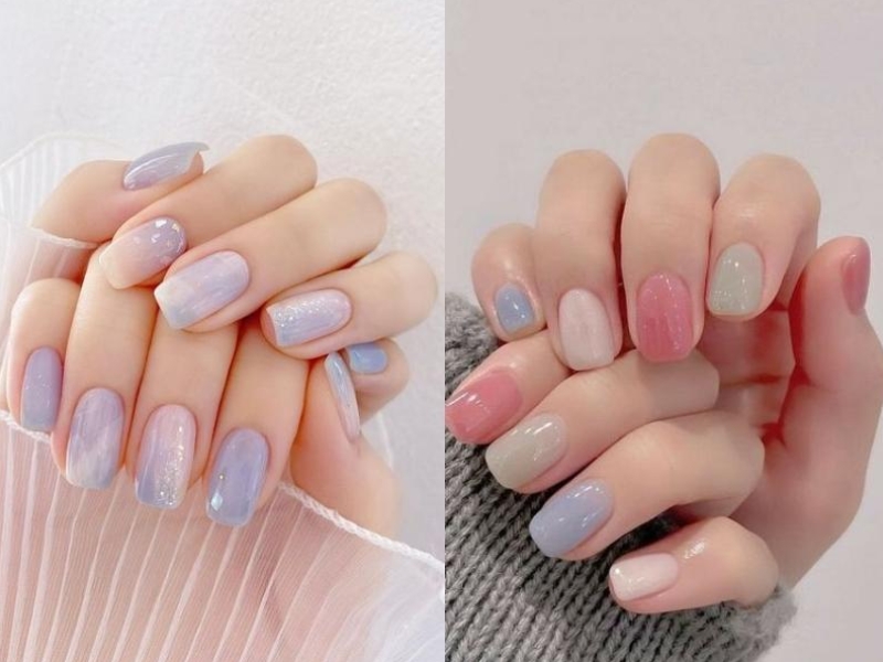 Bật mí những mẫu nail nhiều màu trẻ trung phong cách nhất