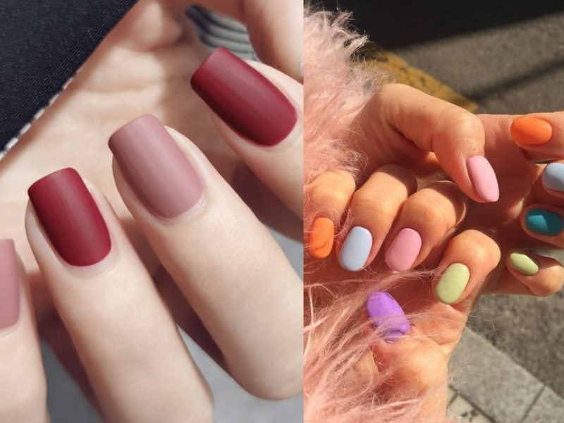 Bật mí những mẫu nail nhiều màu trẻ trung phong cách nhất