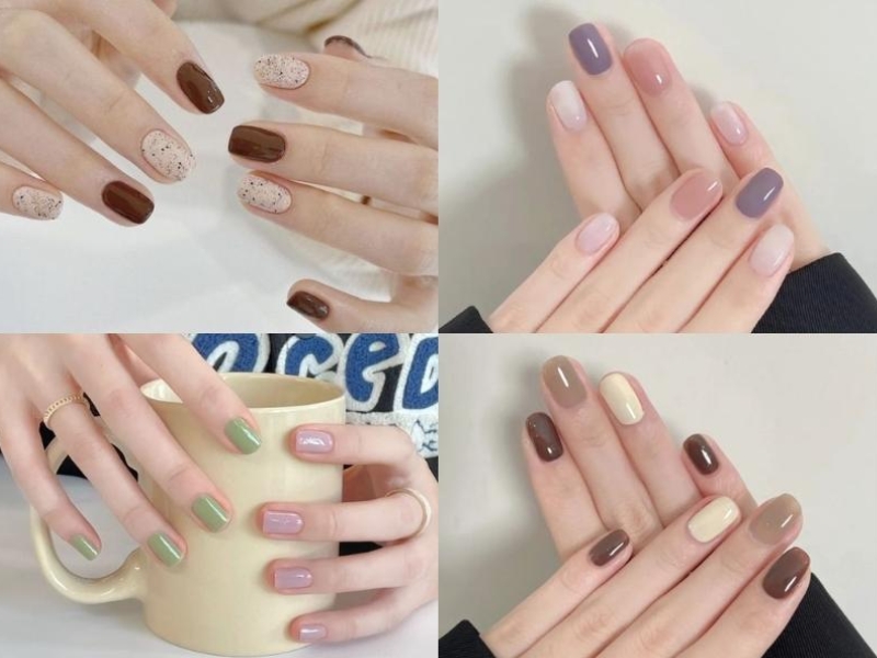 Bật mí những mẫu nail nhiều màu trẻ trung phong cách nhất