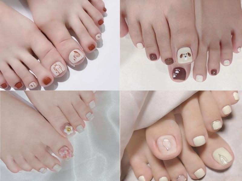 Top những mẫu nail móng chân đẹp hot trend hiện nay