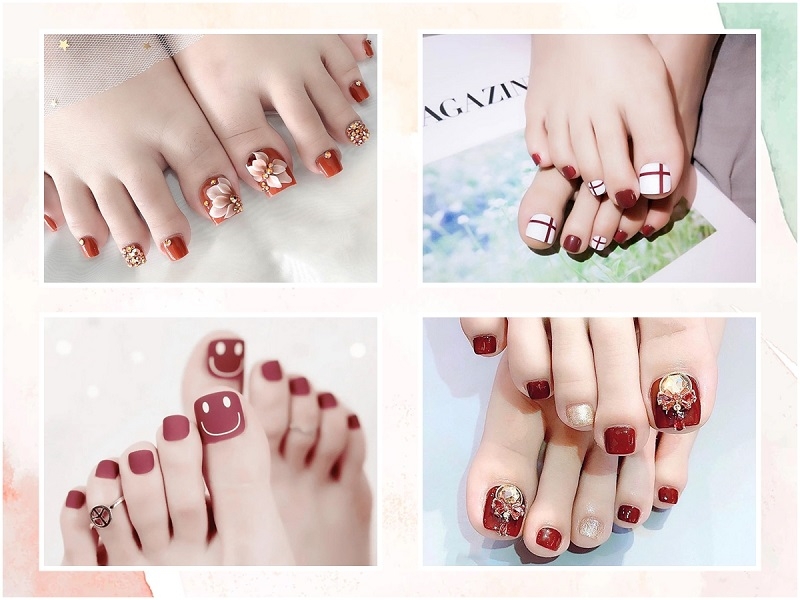 Top những mẫu nail móng chân đẹp hot trend hiện nay