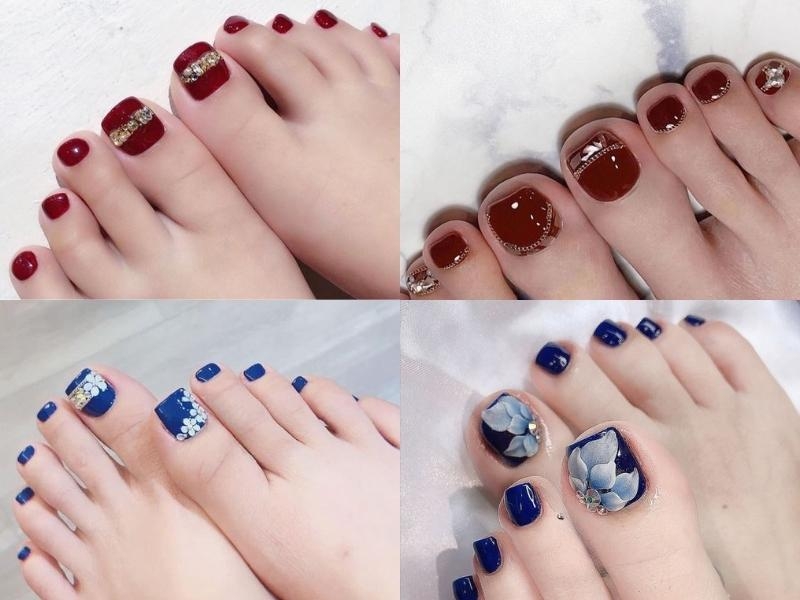 Top những mẫu nail móng chân đẹp hot trend hiện nay