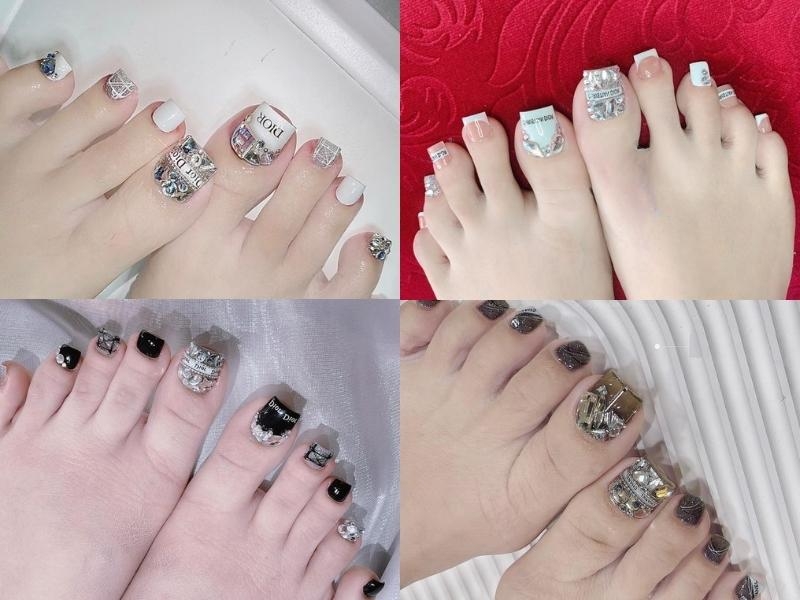 Top những mẫu nail móng chân đẹp hot trend hiện nay