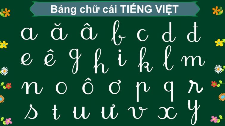 [2023 CẬP NHẬP] Bảng chữ cái tiếng Việt chuẩn Bộ Giáo Dục mới nhất