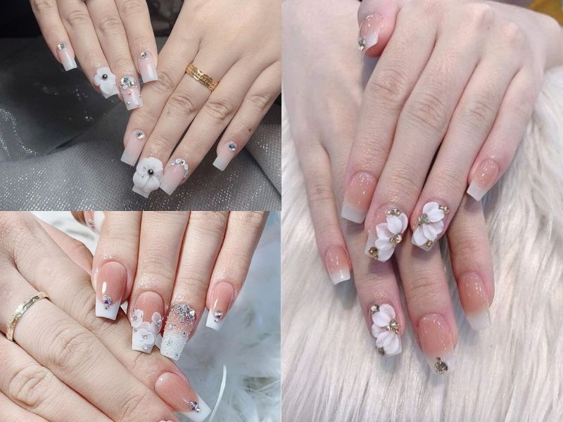 15+ Mẫu nail móng vuông đẹp cho mọi cô nàng