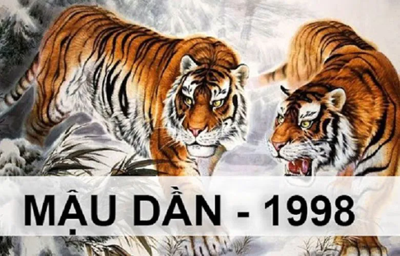 Tuổi Mậu Dần 1998 hợp màu gì?