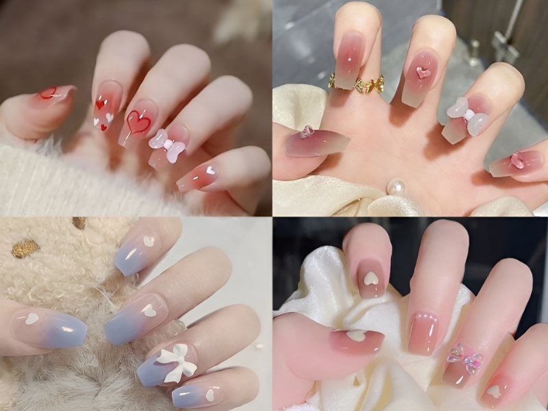 15+ Mẫu nail móng vuông đẹp cho mọi cô nàng