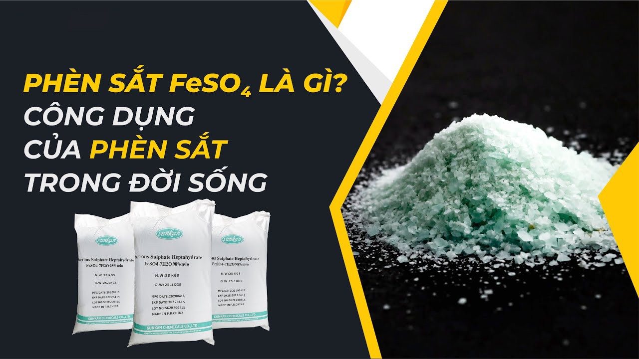 Phèn sắt sunfat FeSO4 là gì? FeSO4 có kết tủa không? Ứng dụng phổ biến