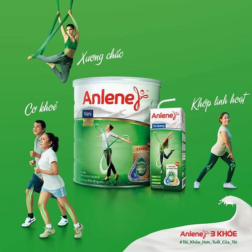 Sữa Anlene Gold 3X hương Vani hộp giấy 1.2kg- suachobeyeu.vn