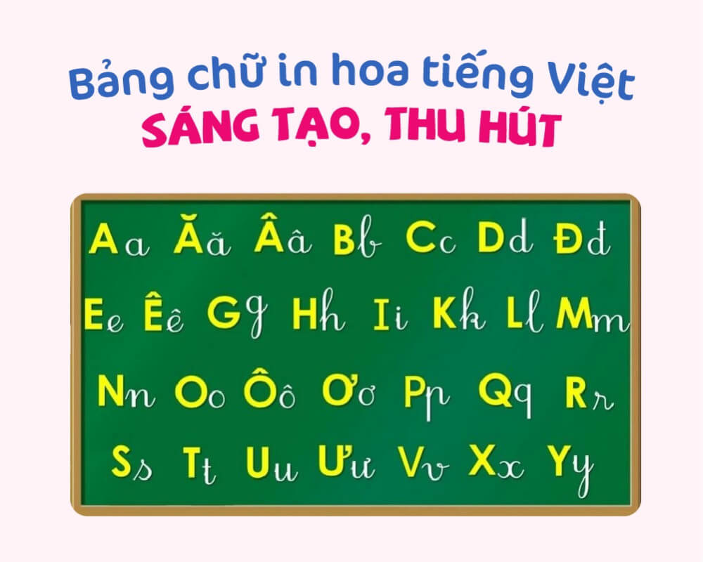 Cập nhật thứ tự bảng chữ cái tiếng Việt chuẩn nhất - Sakura Montessori