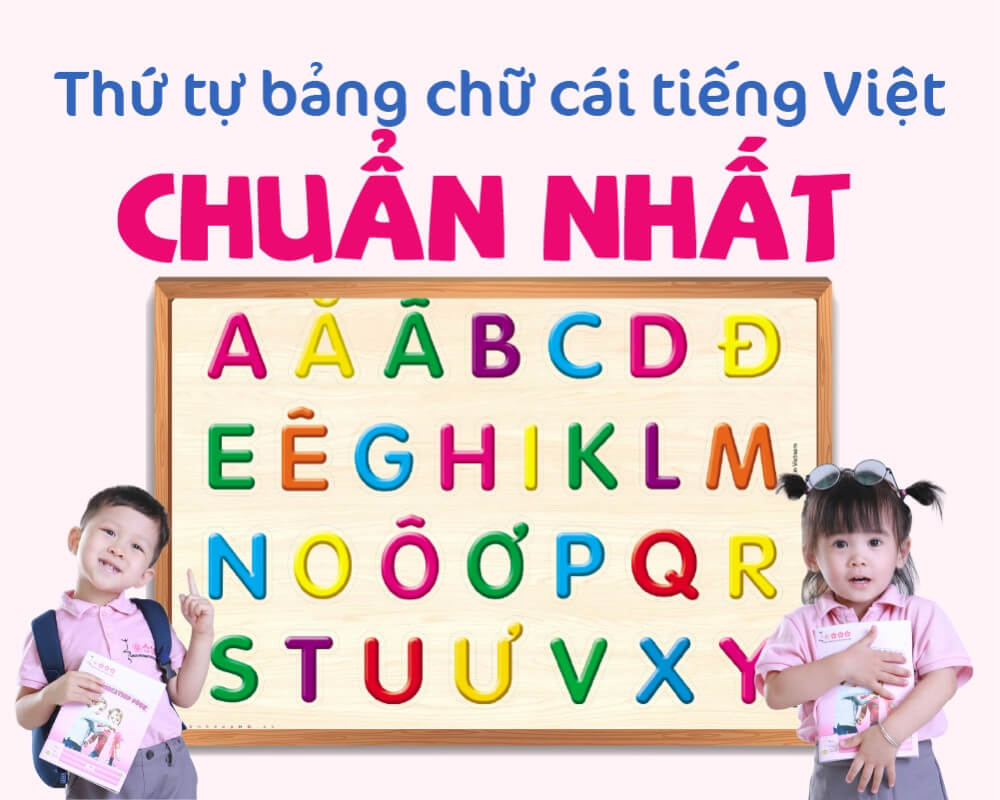 Cập nhật thứ tự bảng chữ cái tiếng Việt chuẩn nhất – Sakura Montessori