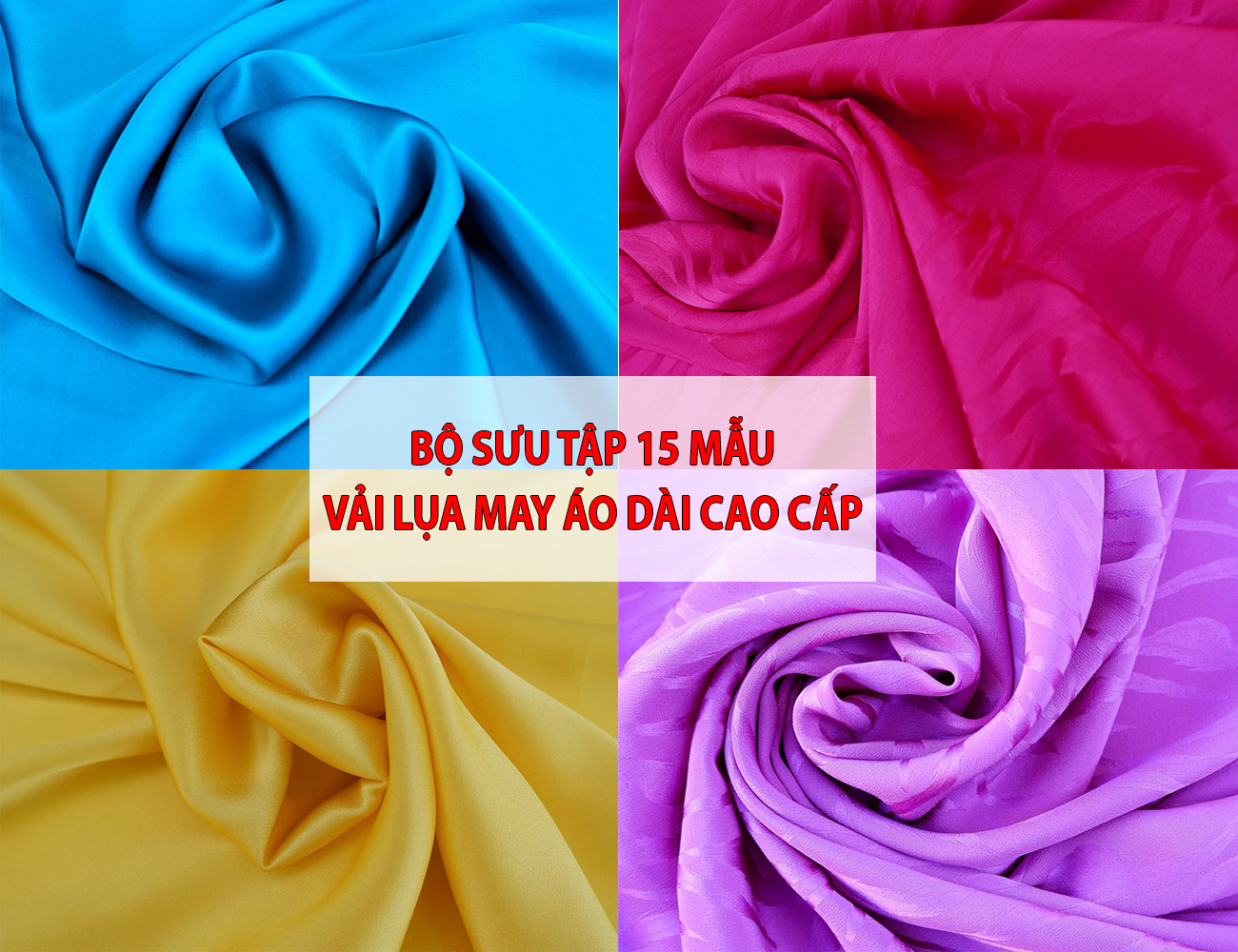 Bộ sưu tập 15 mẫu vải lụa may áo dài cao cấp nhất Mây Silk