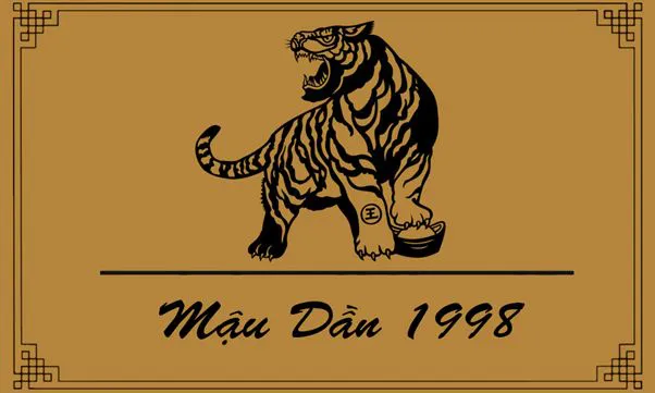 Tuổi Mậu Dần 1998 hợp màu gì?