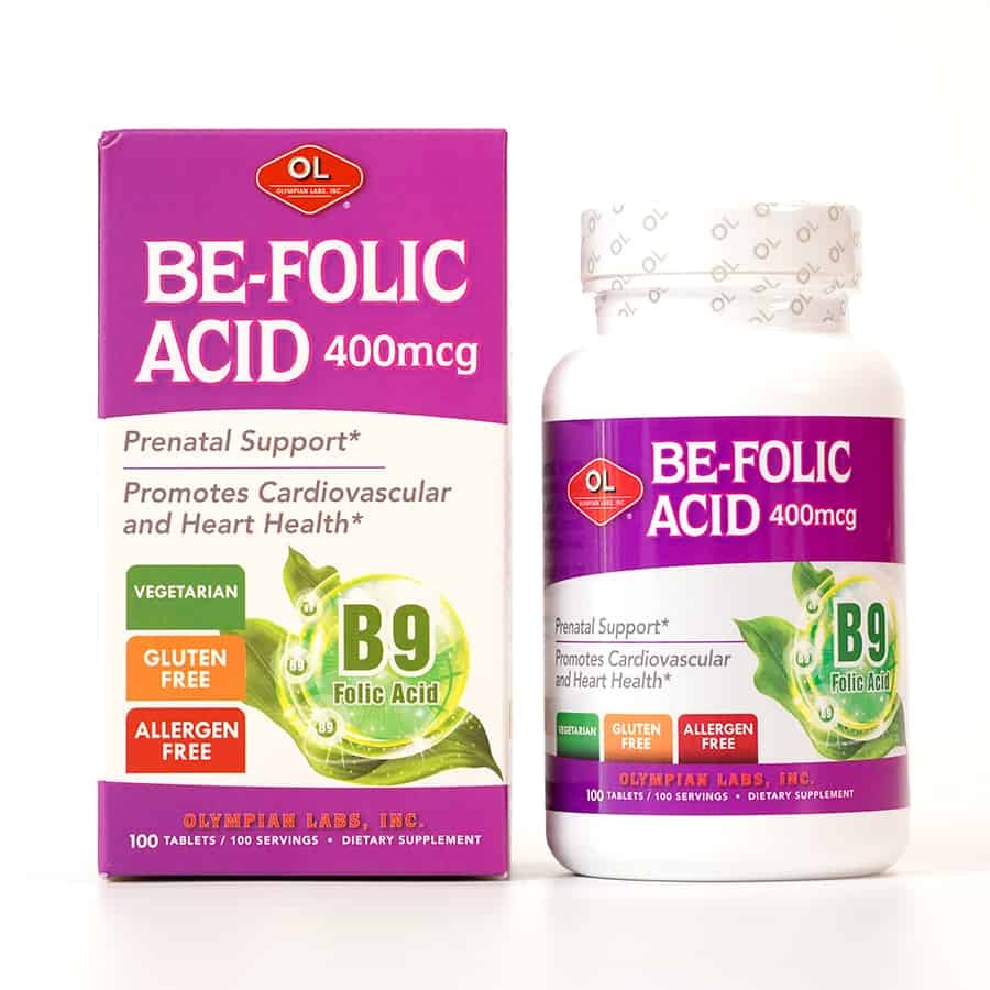 Thuốc axit folic nào tốt cho bà bầu? Top 6 viên uống axit folic cho bà bầu