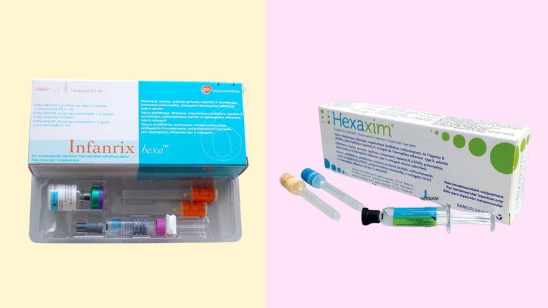 Vắc xin 6 trong 1 Infanrix Hexa (Bỉ) và Hexaxim (Pháp) cái nào tốt hơn?