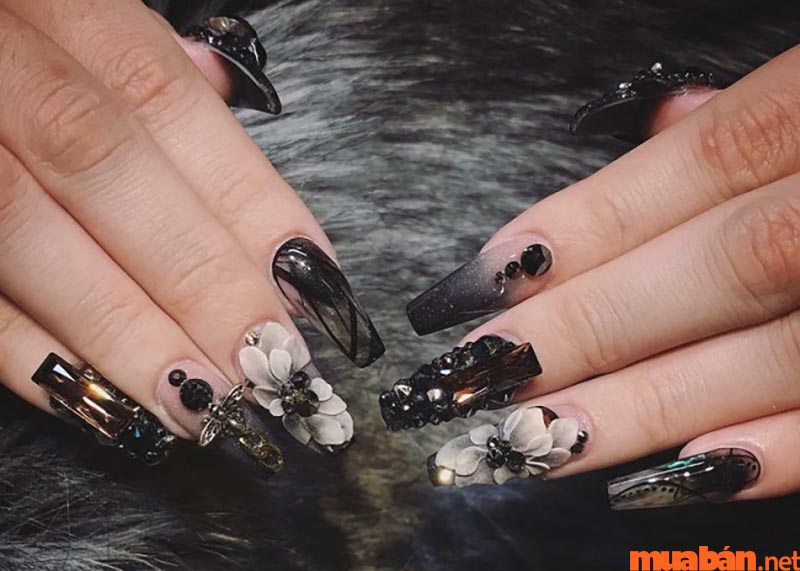 101+ Mẫu nail đen trắng sang trọng, dẫn đầu xu hướng hiện nay