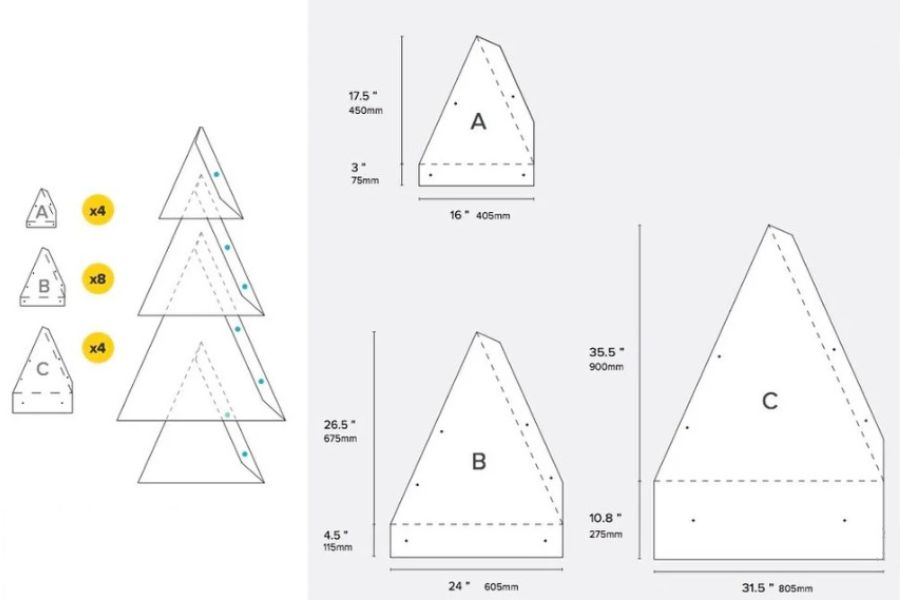 Cách Làm Cây Thông Noel Bằng Bìa Carton Cho Mùa Đông