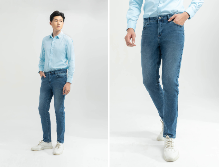 Quần Jeans Xanh Phối Với Màu Gì Đẹp? 6 + Gợi Ý Ấn Tượng Không Nên Bỏ Qua 