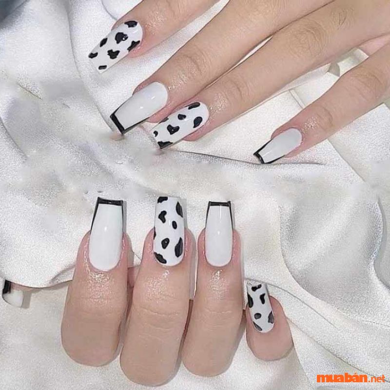 101+ Mẫu nail đen trắng sang trọng, dẫn đầu xu hướng hiện nay