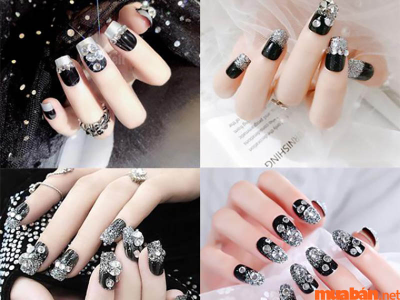 101+ Mẫu nail đen trắng sang trọng, dẫn đầu xu hướng hiện nay