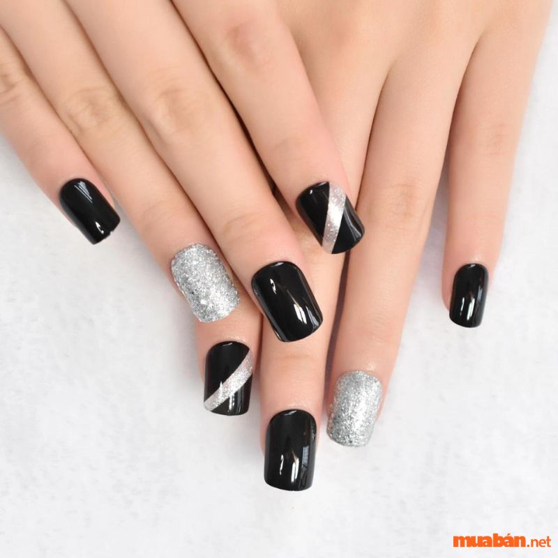 101+ Mẫu nail đen trắng sang trọng, dẫn đầu xu hướng hiện nay