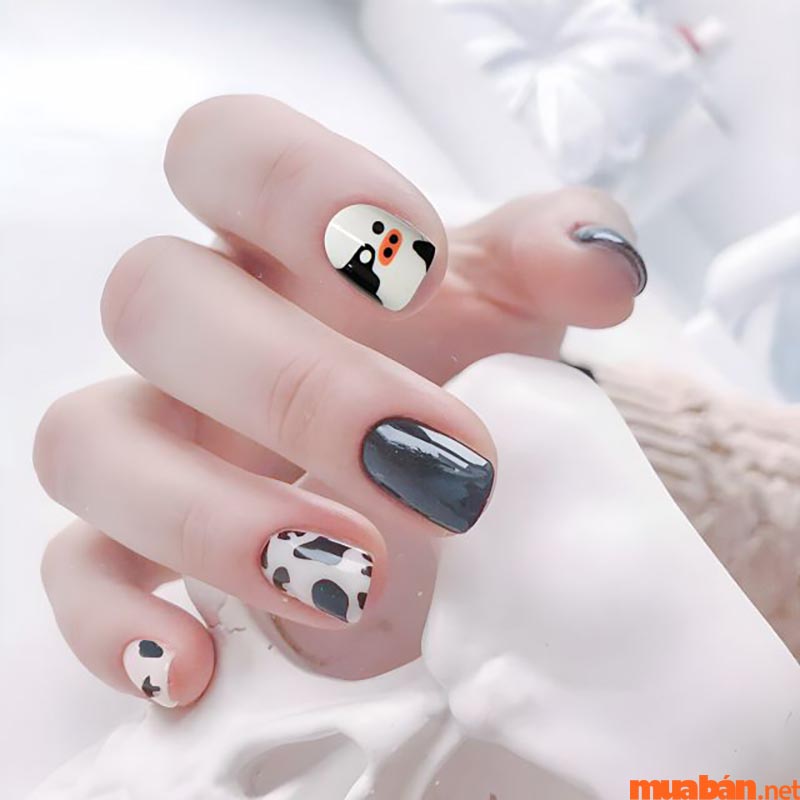 101+ Mẫu nail đen trắng sang trọng, dẫn đầu xu hướng hiện nay