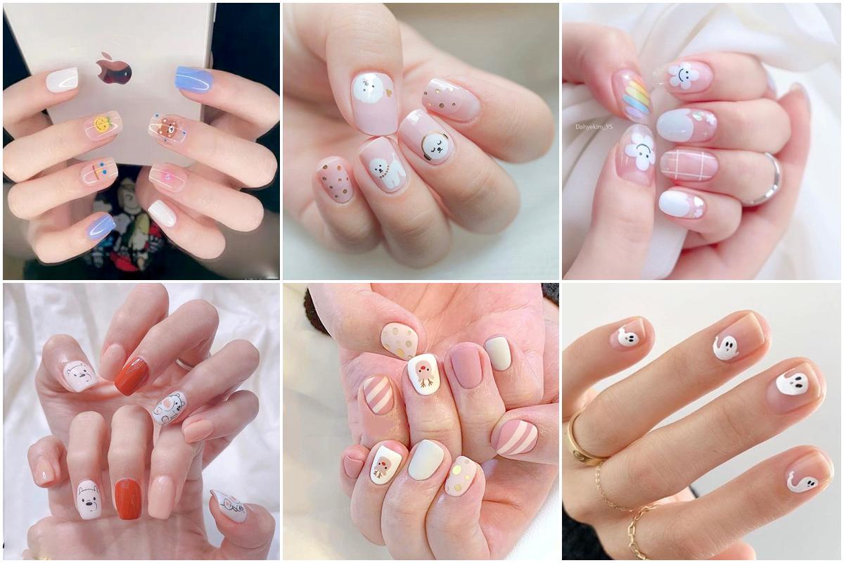 100+ mẫu nail nhẹ nhàng đi học phù hợp với nữ sinh