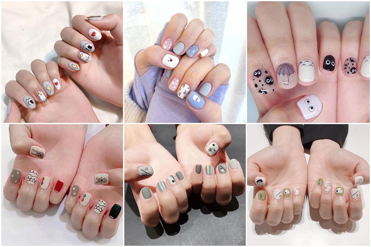 100+ mẫu nail nhẹ nhàng đi học phù hợp với nữ sinh