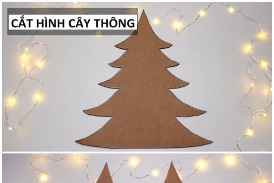 Cách Làm Cây Thông Noel Bằng Bìa Carton Cho Mùa Đông